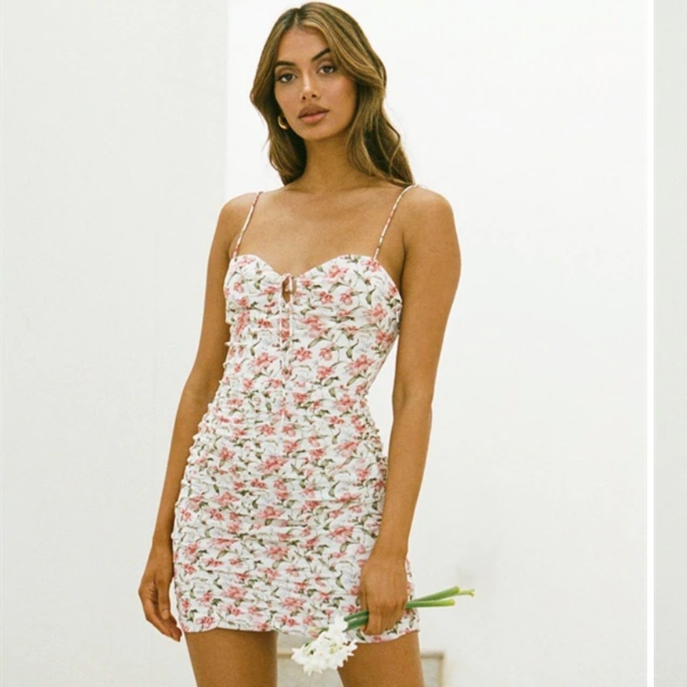 Sabo Sachi Dress floral mini dress xsmall nwt
